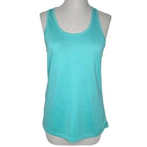 Nike Dri-FIT Balance Tank sz M * Racerback Heather Mint Green Tank Top Gym Run